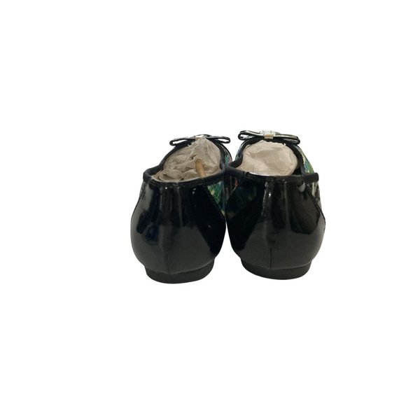 Anne Klein sport akatalya Womens Size 7  Black Multicolor side bow Ballet Flats - Picture 4 of 8